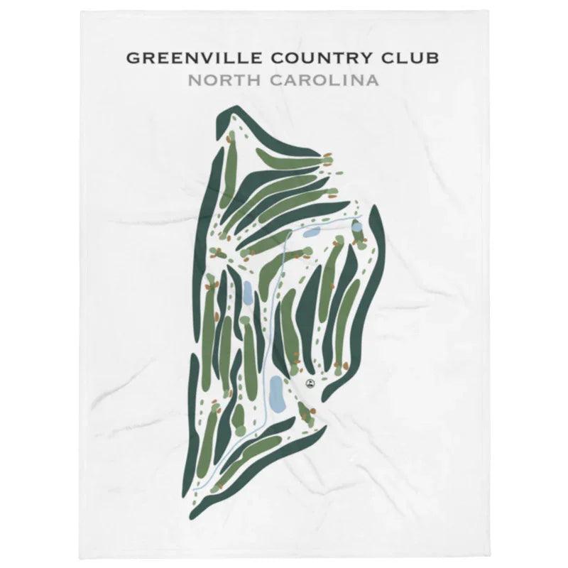 Greenville Country Club, North Carolina - Printed Golf Courses