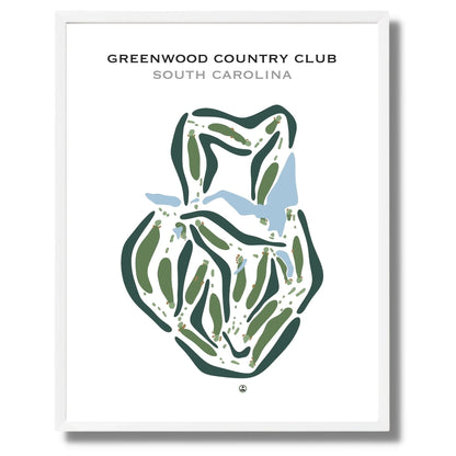 Greenwood Country Club, South Carolina - Printed Golf Courses