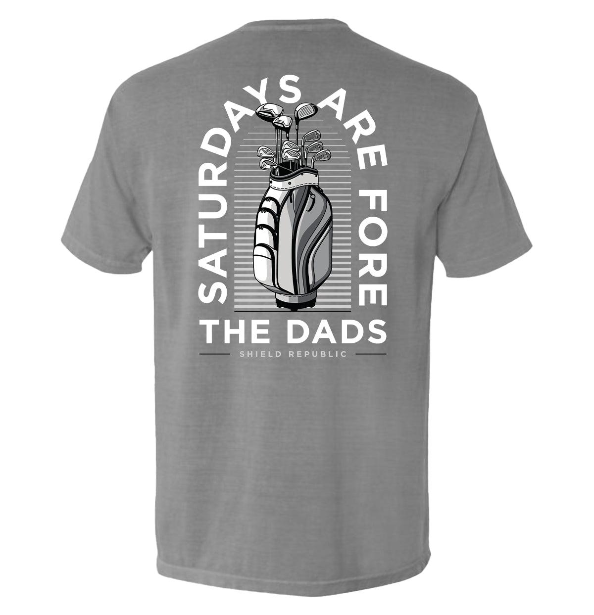 Saturdays Are For The Dads Golf Grey