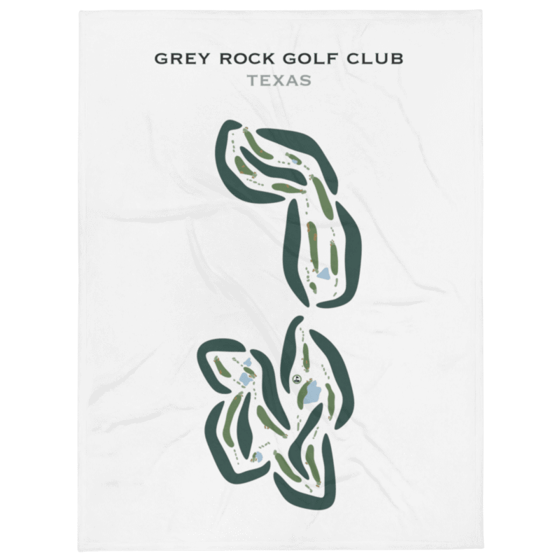 Grey Rock Golf Club, Texas - Printed Golf Courses