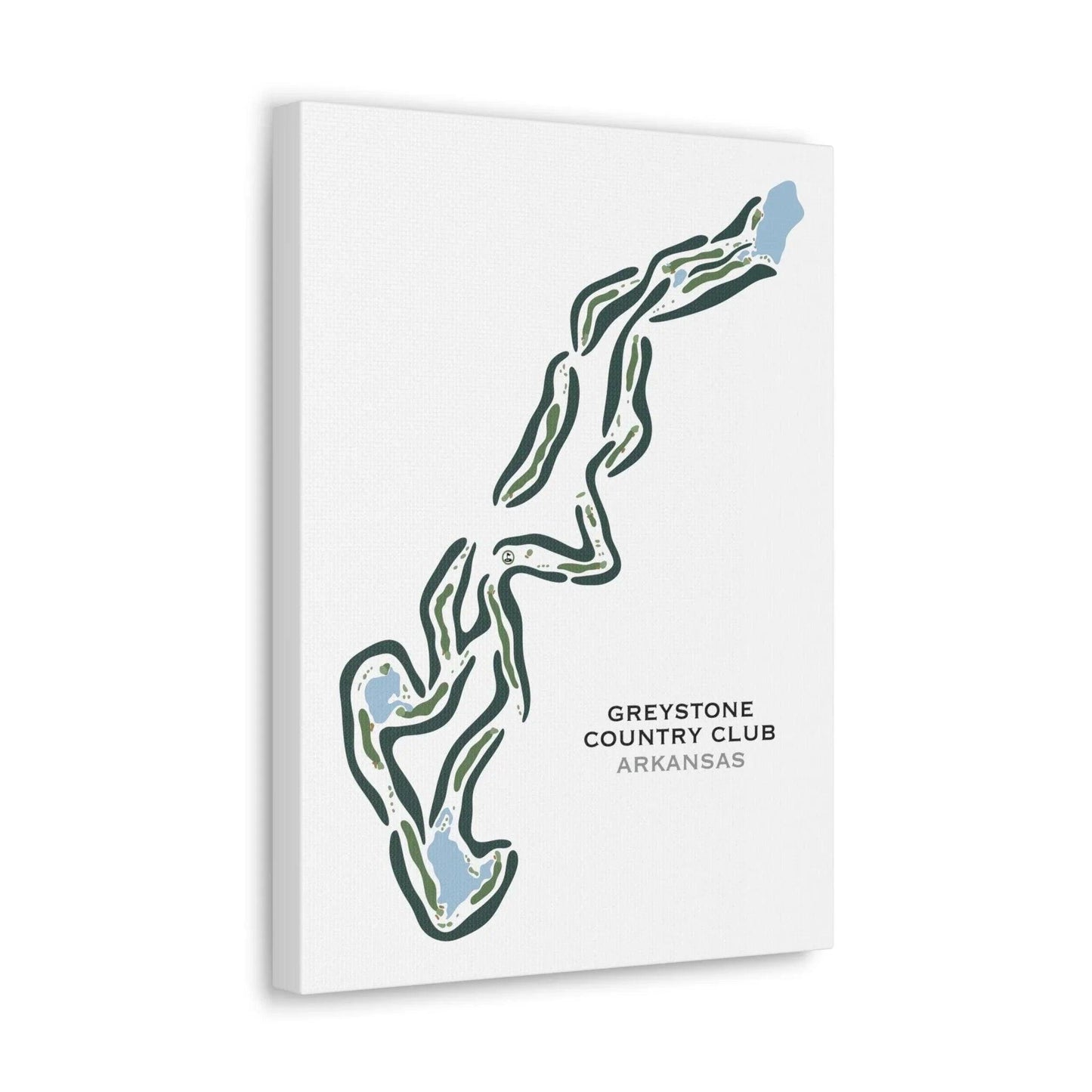Greystone Country Club, Arkansas - Printed Golf Courses