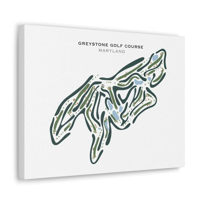 Greystone Golf Course, Maryland - Printed Golf Courses
