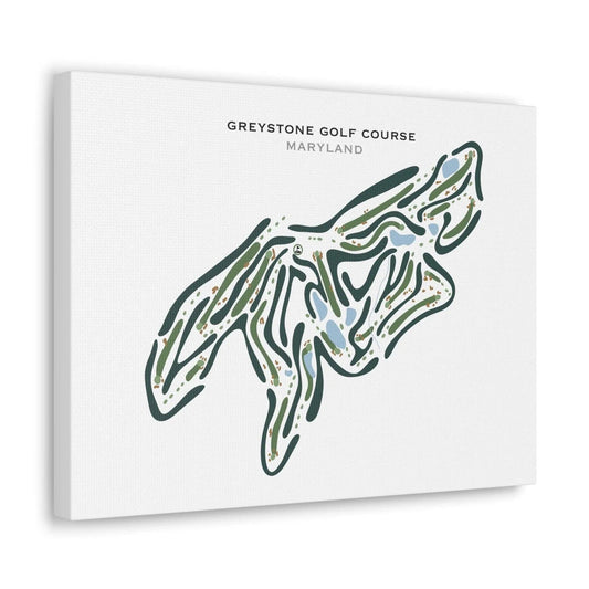 Greystone Golf Course, Maryland - Printed Golf Courses
