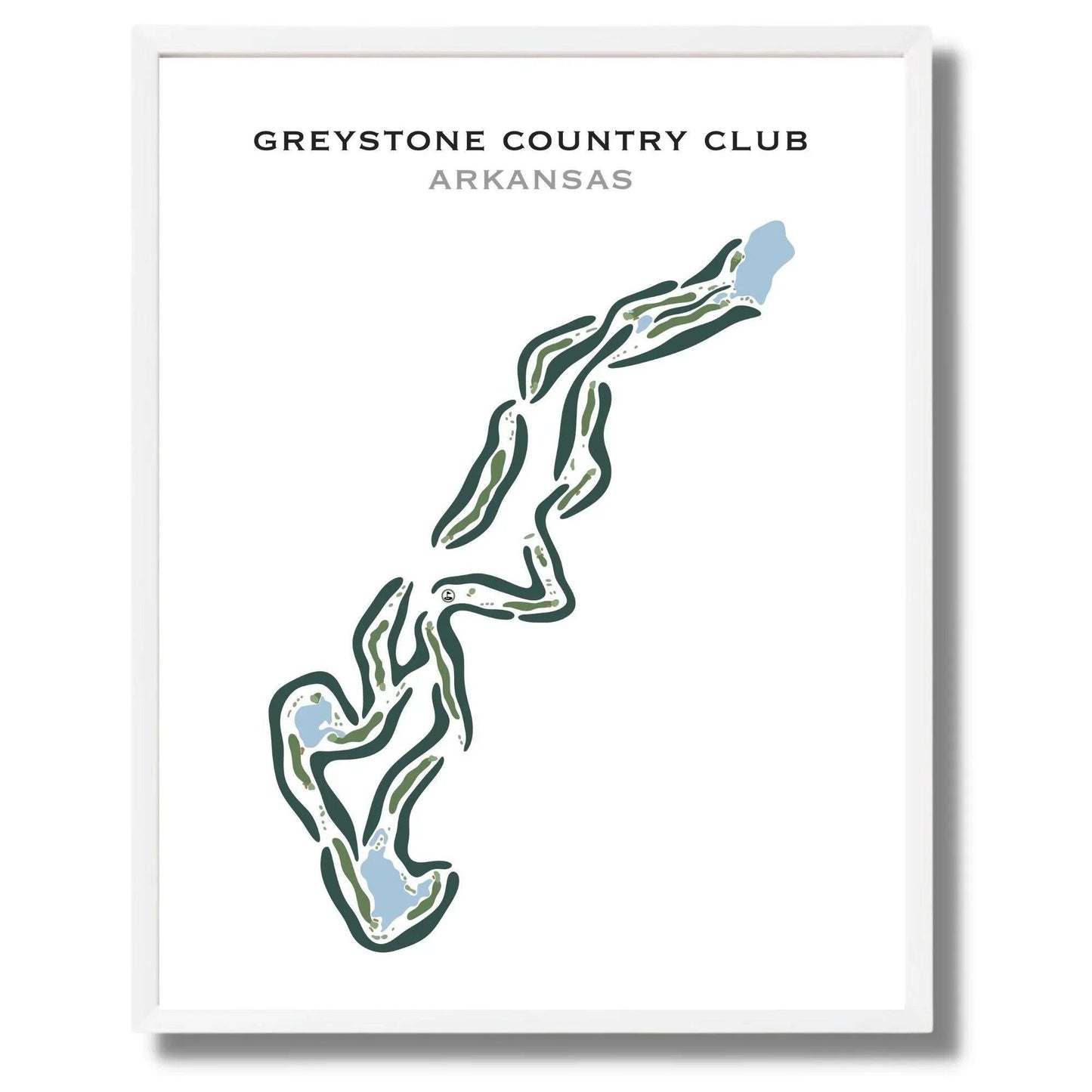 Greystone Country Club, Arkansas - Printed Golf Courses