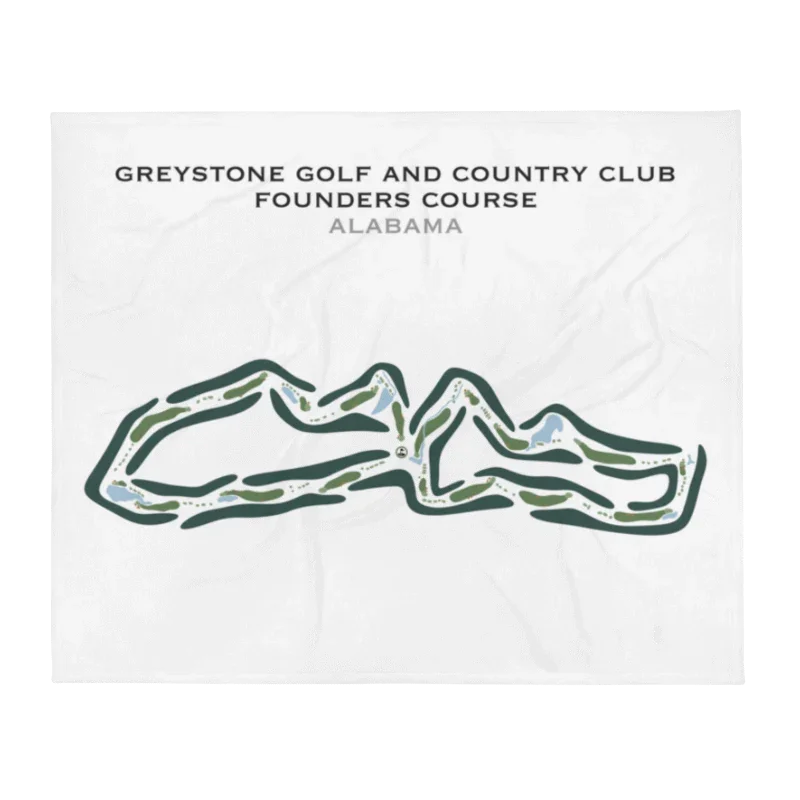 Greystone Golf & Country Club - Founders Course, Alabama - Printed Golf Course