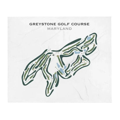 Greystone Golf Course, Maryland - Printed Golf Courses