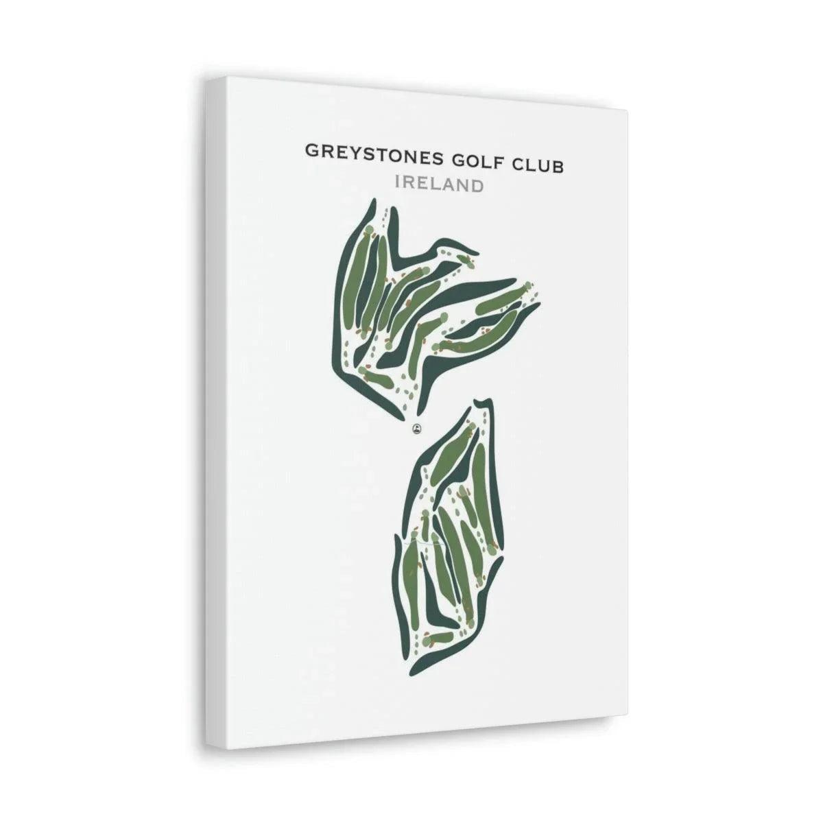 Greystones Golf Club, Ireland - Printed Golf Courses
