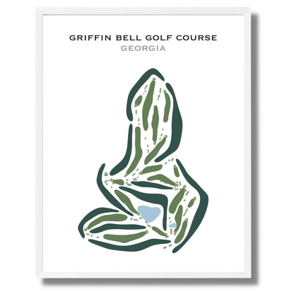 Griffin Bell Golf Course, Georgia - Printed Golf Courses