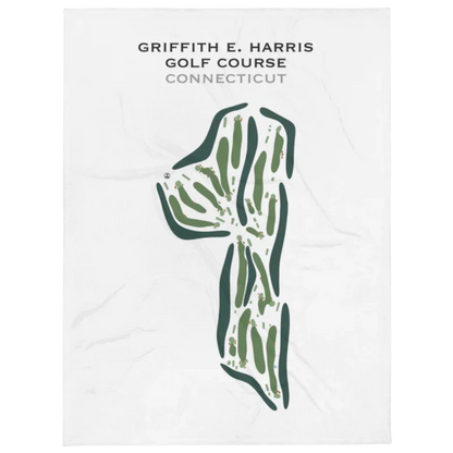 Griffith E Harris Golf Course, Connecticut - Printed Golf Course
