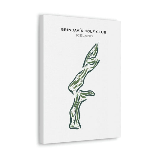 Grindavík Golf Club, Iceland - Printed Golf Course