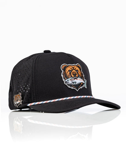 Perforated Rope Hat - Grizzly