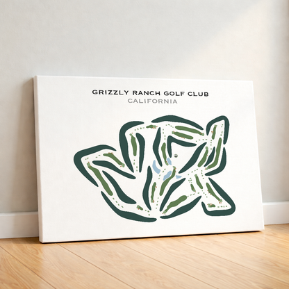 Grizzly Ranch Golf Club, California - Printed Golf Course