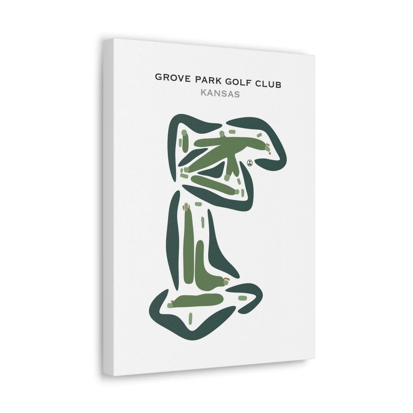 Grove Park Golf Club, Kansas - Printed Golf Courses