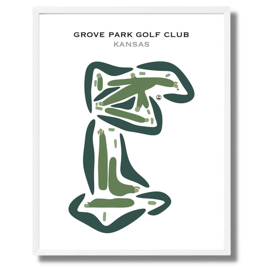 Grove Park Golf Club, Kansas - Printed Golf Courses