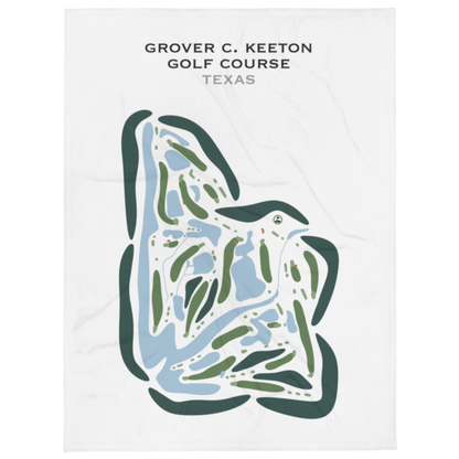 Grover C. Keeton Golf Course, Texas - Printed Golf Courses
