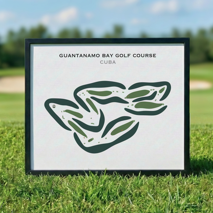Guantanamo Bay Golf Course, Cuba - Printed Golf Courses
