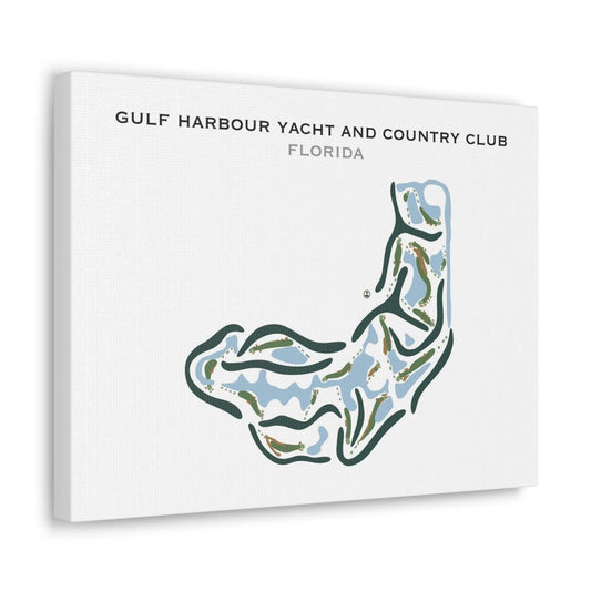 Gulf Harbour Yacht & Country Club, Florida - Printed Golf Courses