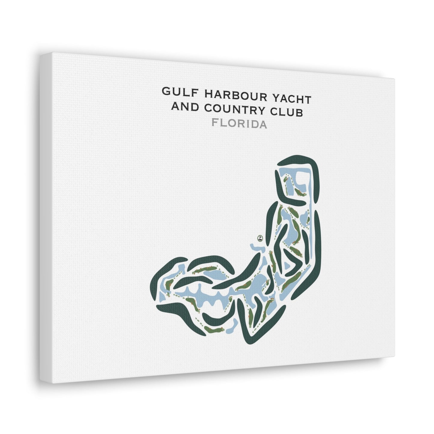 Gulf Harbour Golf & Country Club, Florida - Printed Golf Courses