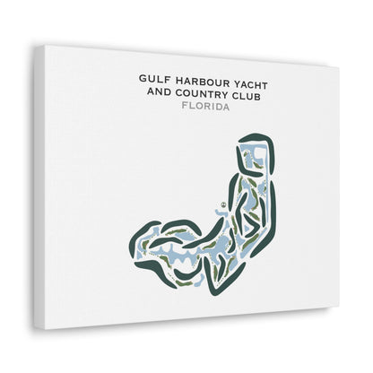 Gulf Harbour Golf & Country Club, Florida - Printed Golf Courses