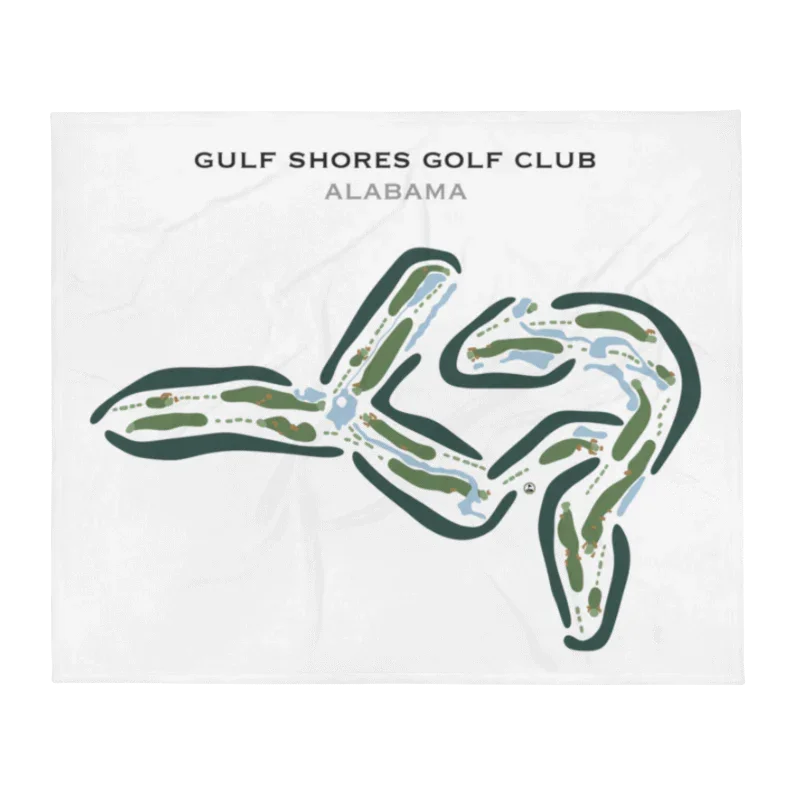 Gulf Shores Golf Club, Alabama - Printed Golf Courses