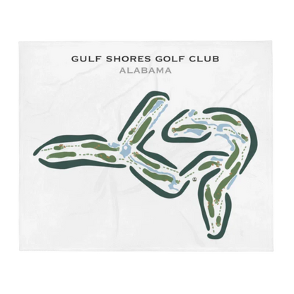 Gulf Shores Golf Club, Alabama - Printed Golf Courses