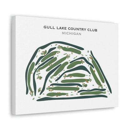 Gull Lake Country Club, Michigan - Printed Golf Courses