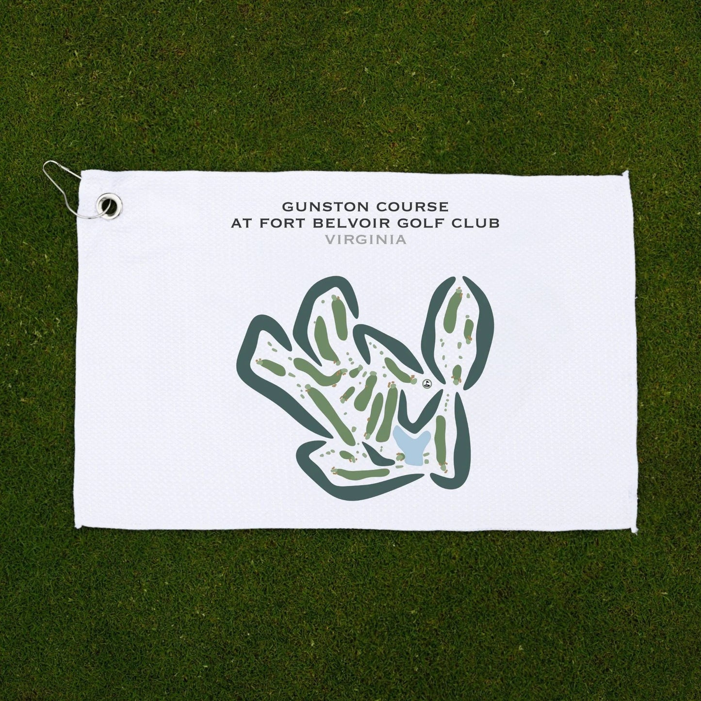 Gunston Course at Fort Belvoir Golf Club, Virginia - Printed Golf Courses