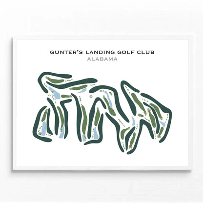 Gunter's Landing Golf Club, Alabama - Printed Golf Courses