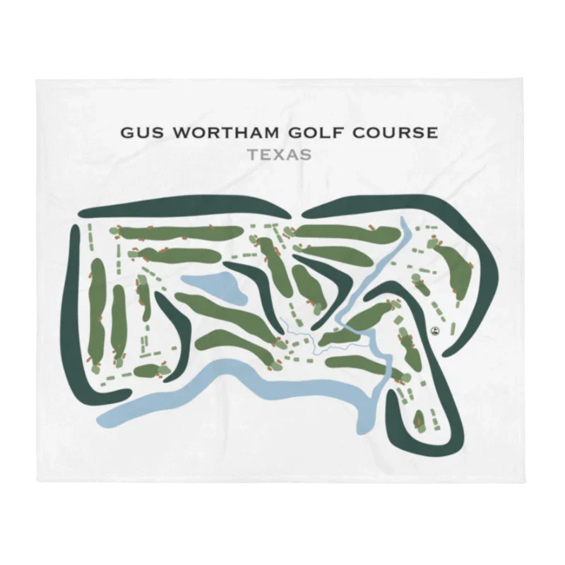 Gus Wortham Golf Course, Texas - Printed Golf Courses