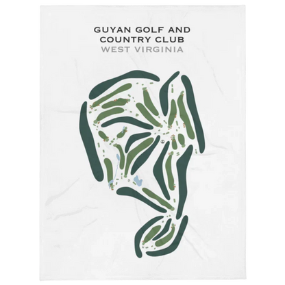 Guyan Golf & Country Club, West Virginia - Printed Golf Courses