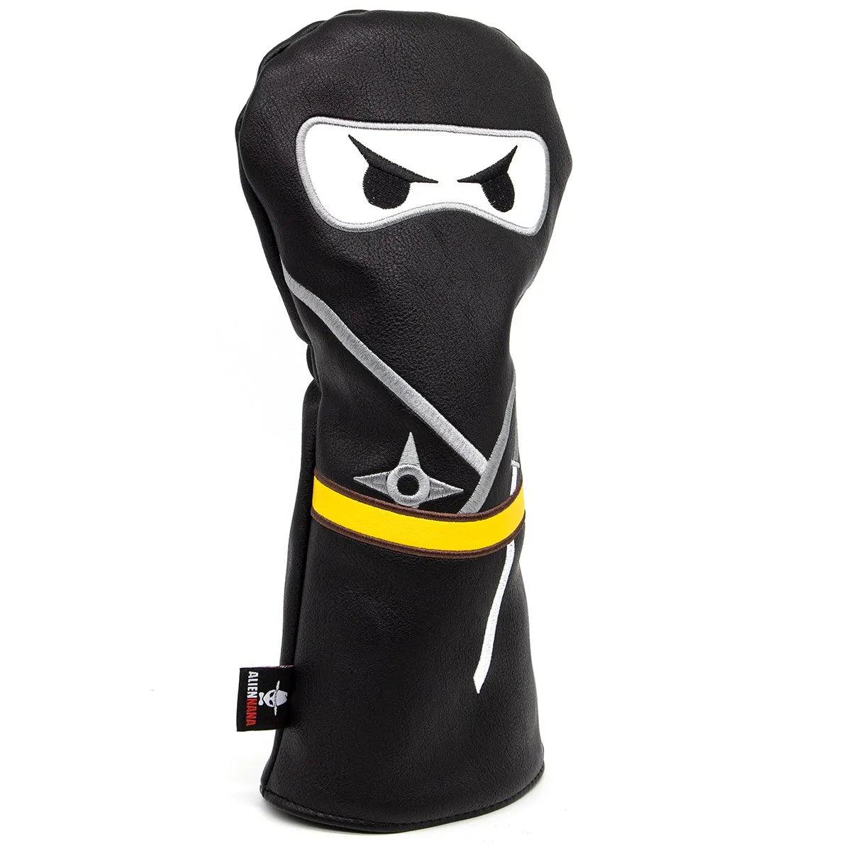 Ninja Golf Club Headcover Set - Driver Headcover, Hybrid Headcover, Fairway Headcover, Iron Covers, Mallet & Blade