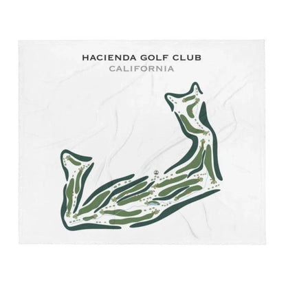 Hacienda Golf Club, California - Printed Golf Courses