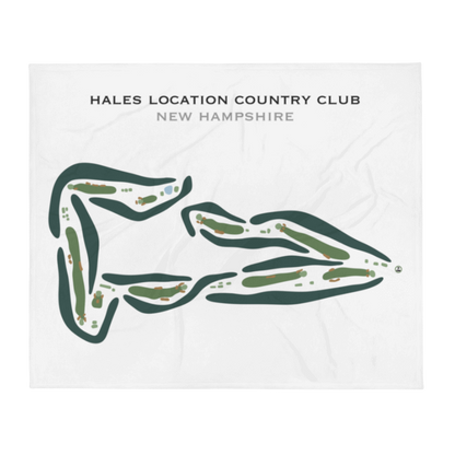 Hales Location Country Club, New Hampshire - Printed Golf Courses