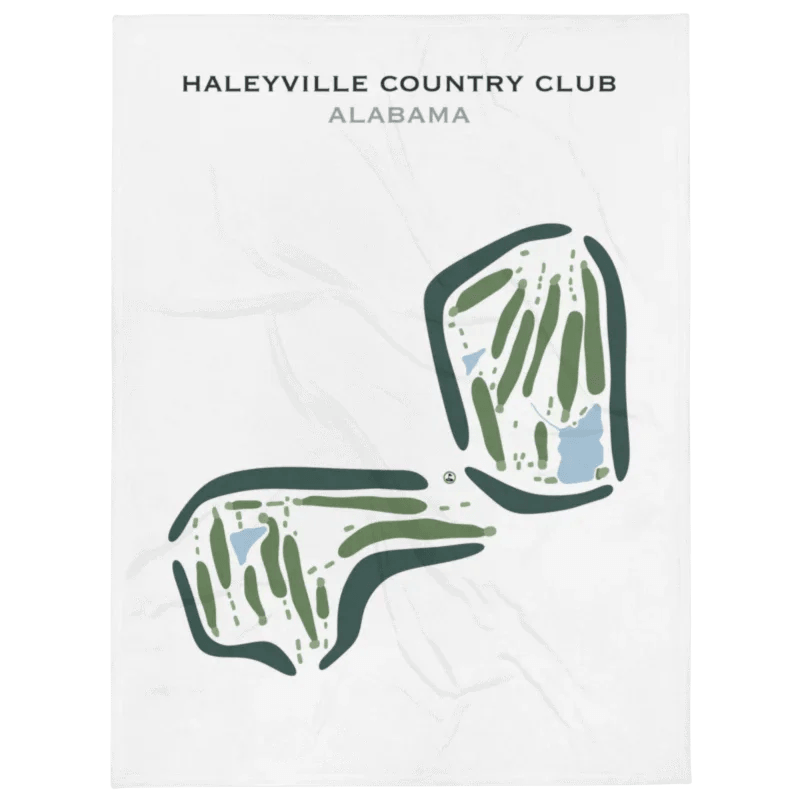 Haleyville Country Club, Alabama - Printed Golf Course