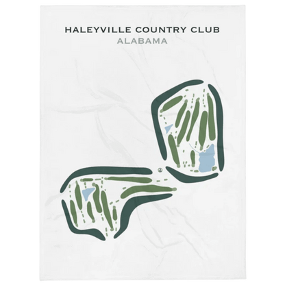 Haleyville Country Club, Alabama - Printed Golf Course