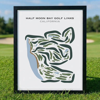 Half Moon Bay Golf Links, California - Printed Golf Courses