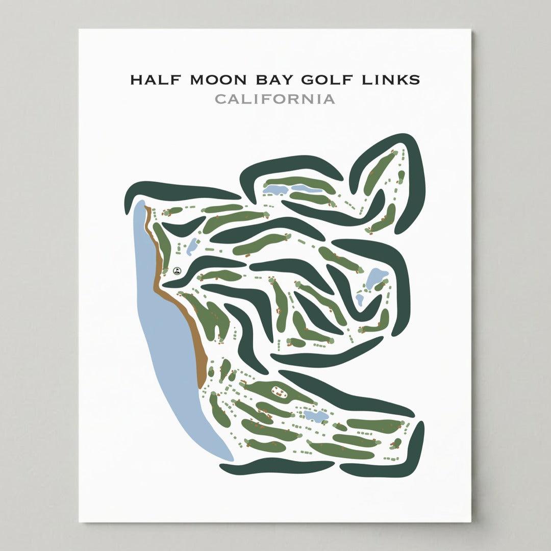 Half Moon Bay Golf Links, California - Printed Golf Courses
