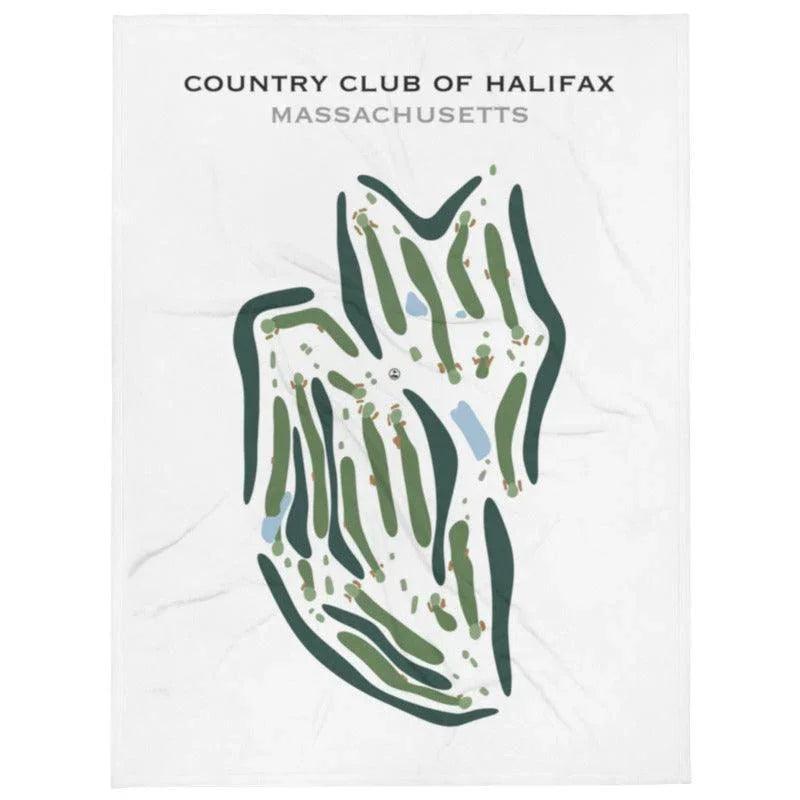 Country Club of Halifax, Massachusetts - Printed Golf Course