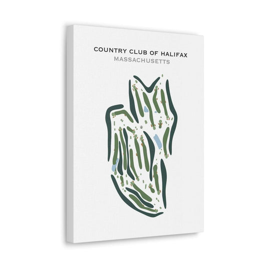 Country Club of Halifax, Massachusetts - Printed Golf Course