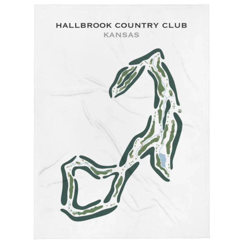 Hallbrook Country Club, Kansas - Printed Golf Course