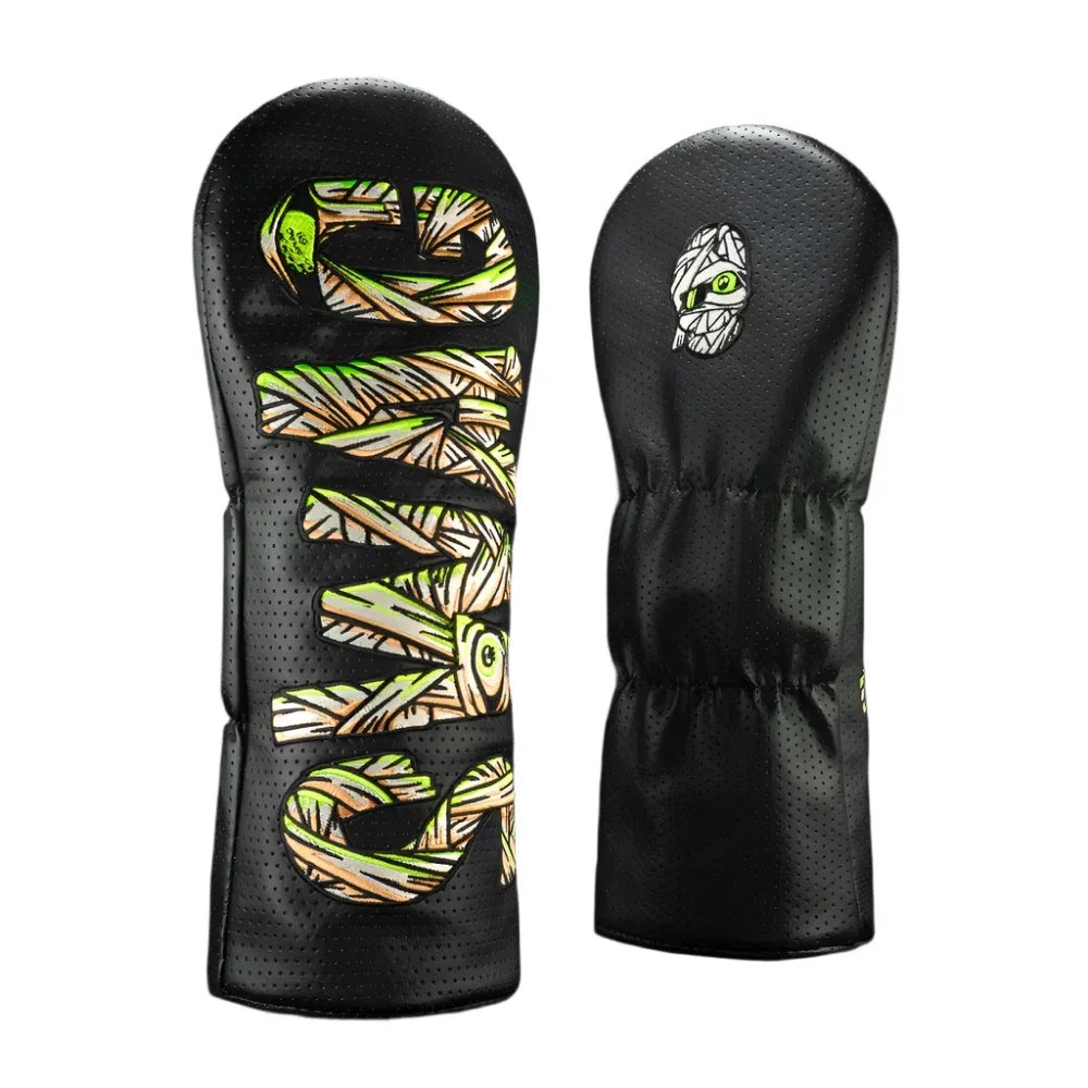 Swag Golf - Mummified Black/Green/White Driver Headcover - GOLF LEAGUE