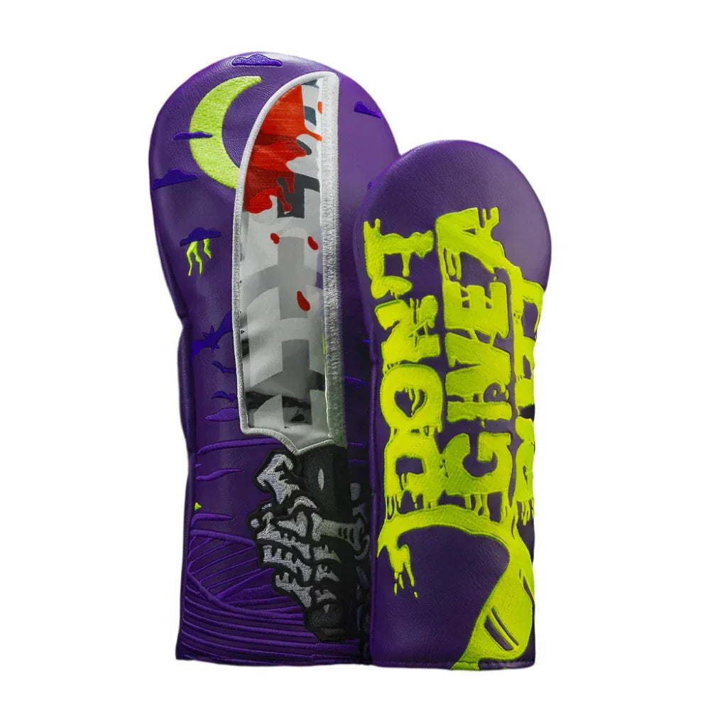 Swag Golf - Shut The Knife Up Purple/Green Wood Headcover Set - GOLF LEAGUE