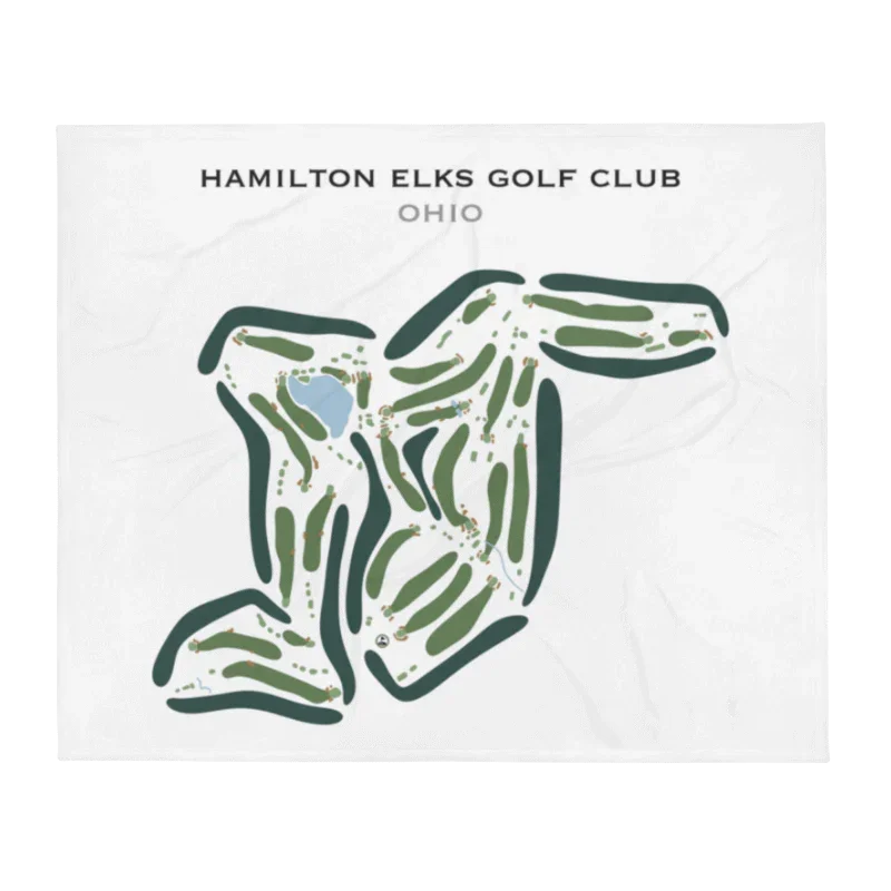 Hamilton Elks Golf Club, Ohio - Printed Golf Courses