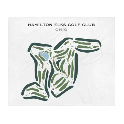 Hamilton Elks Golf Club, Ohio - Printed Golf Courses