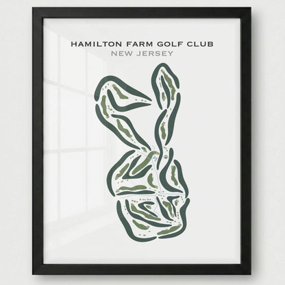 Hamilton Farm Golf Club, New Jersey - Printed Golf Courses