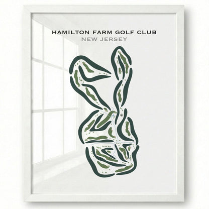 Hamilton Farm Golf Club, New Jersey - Printed Golf Courses