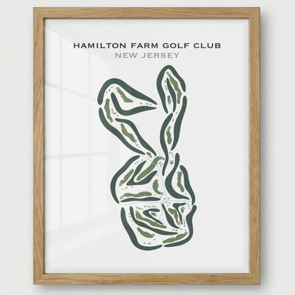 Hamilton Farm Golf Club, New Jersey - Printed Golf Courses