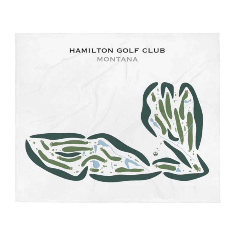 Hamilton Golf Club, Montana - Printed Golf Courses