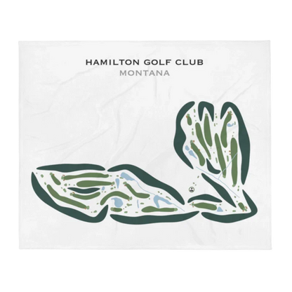 Hamilton Golf Club, Montana - Printed Golf Courses
