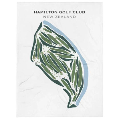 Hamilton Golf Club, New Zealand - Printed Golf Courses